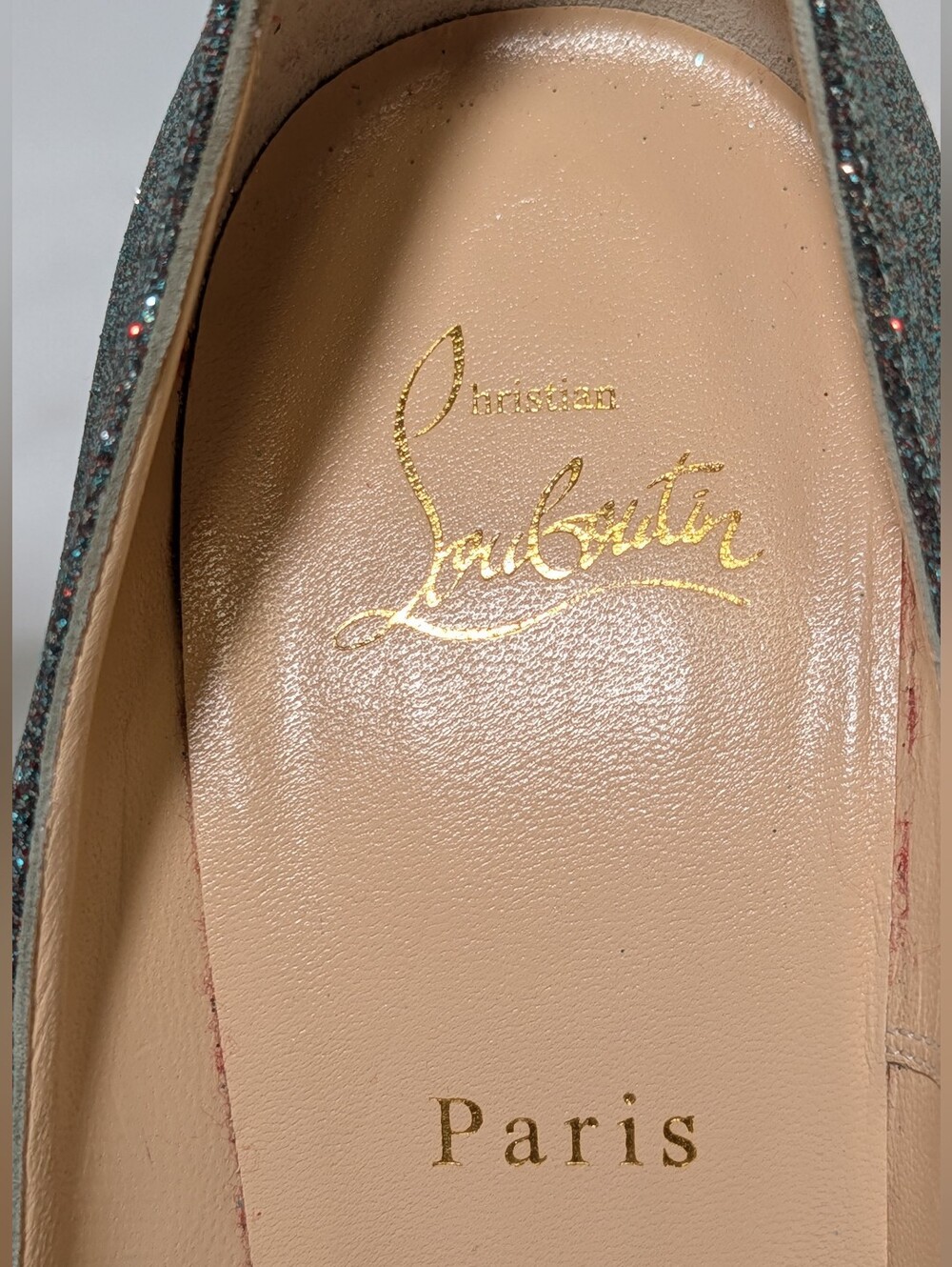 Christian Louboutin So Kate 120 Glitter Mini Pumps Size 38 - Picture 14 of 14